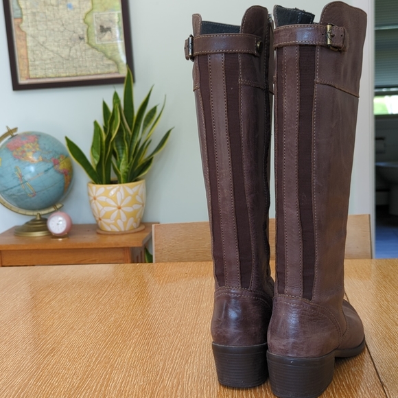 Bussola leather tan boots Size 9.5 - Picture 4 of 6